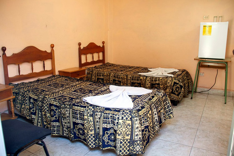 Epag de Pinar del Río en lucha contra el coronavirus Interior de una habitación en el hotel Amor del Pinar.