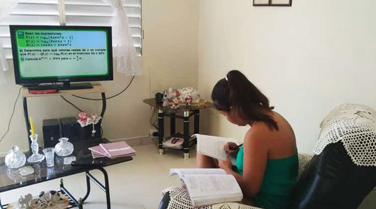 Vital cumplir con las normas preventivas ante la COVID-19 Clases televisadas ante Covid 19 en Cuba