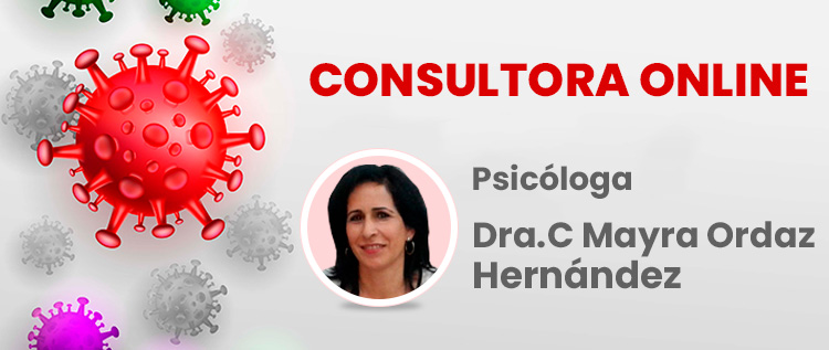 Consultoría online: Bienestar psicológico en tiempos de distanciamiento físico Consultora online Mayra Ordaz Hernández