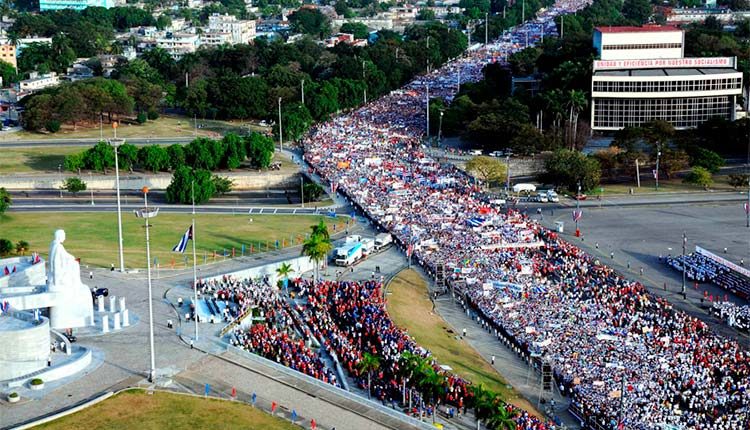 Cuba no podrá celebrar este año el tradicional desfile por el Primero de Mayo / Foto: Oriol de la Cruz Atencio / ACN