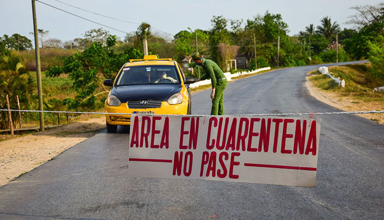 Primer cordón de seguridad en la zona de cuarentena comprende 131 viviendas con 288 personas residentes en ellas. / Fotos: Januar Valdés Barrios