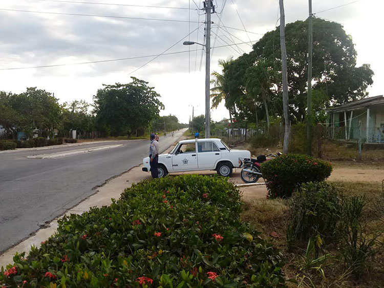 COVID-19: en La Ceiba enfrentan la cuarentena con una estrategia bien planificada Punto de Control en la Ceiba, Guane
