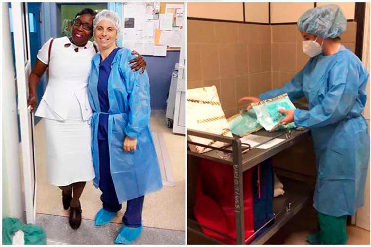 Heroína de bata blanca representa solidaridad de Cuba en Jamaica Heroína de bata blanca representa solidaridad de Cuba en Jamaica