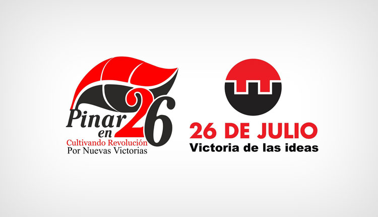 Fidel, Pinar del Río, “El Moncada”… Logos del 26 de Julio