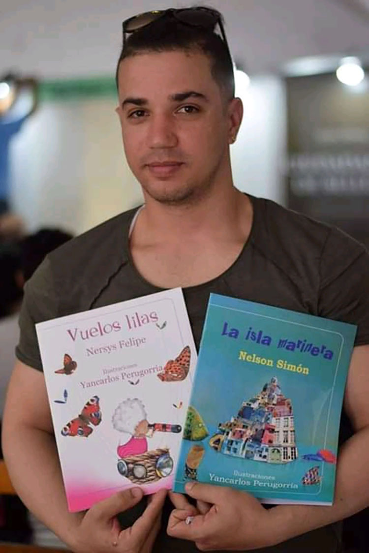 Un año diferente para la cultura en Pinar del Río El joven ilustrador Yan Carlos Perugorría fue uno de los artistas que más iniciativas tuvo en las redes para acercarse al público.