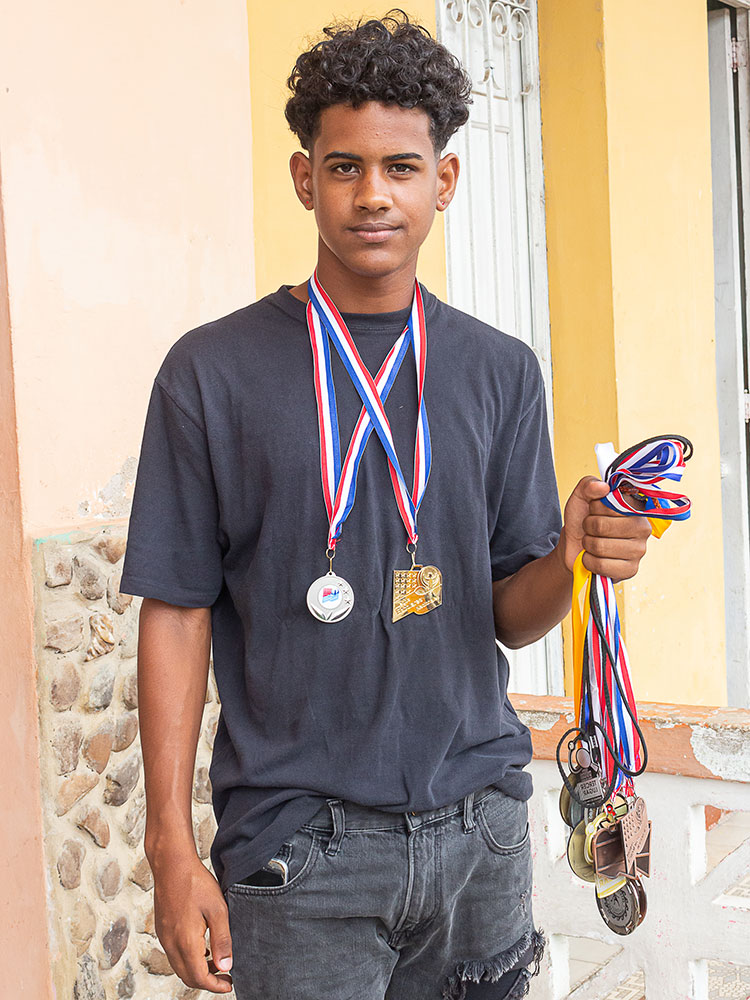 En Pinar del Río un campeón del mañana Gualberto Suárez Quintana a sus 15 años, sueña con representar a Cuba en unos Panamericanos. / Foto: Jaliosky Ajete