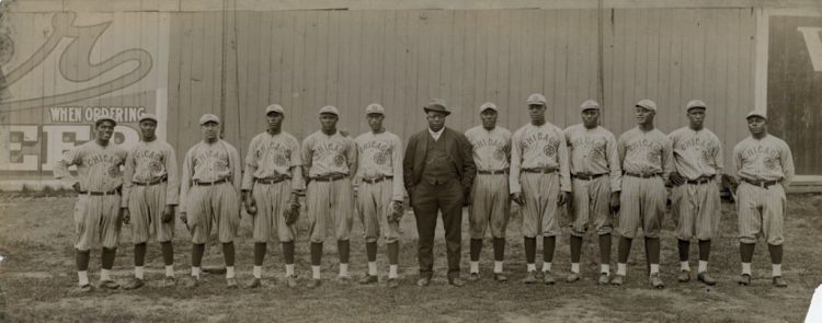 Rube Foster Andrew Foster (Rube), con el Chicago American Giants.
