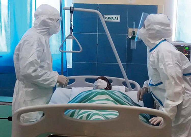Complejo escenario epidemiológico en Pinar del Río En la sala de Cuidados Intensivos del hospital clínico quirúrgico León Cuervo Rubio garantizan la cobertura médica y mantienen el seguimiento de los enfermos.