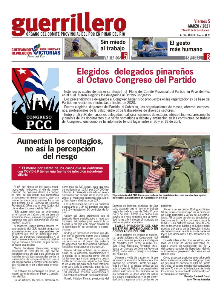 Edición impresa 5 de marzo de 2021
