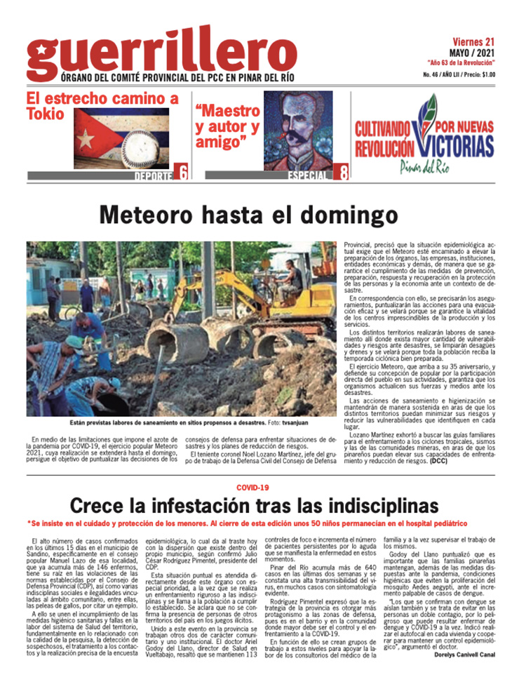 Edición impresa: 21 de mayo de 2021