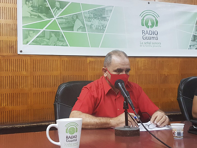Programa Pinar Con Vida: Análisis de la situación epidemiológica y nuevas medidas Julio César Rodríguez Pimentel, Primer Secretario del Partido Comunista de Cuba en la provincia. / Foto: Dunia Chinea.
