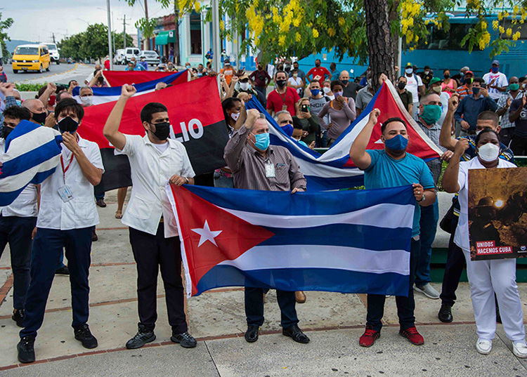 Todo intento por perturbar la tranquilidad en Cuba encontrará la respuesta del pueblo en las calles