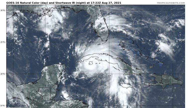 Cobertura desde Pinar del Río a la Tormenta Tropical Ida Ida se convierte en Huracan