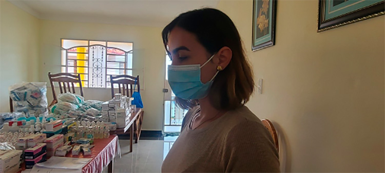 De Austria a Viñales, 14 bultos por la vida Eliana Vélez, colombiana residente en EEUU. / Foto: Ivón Deulofeu.