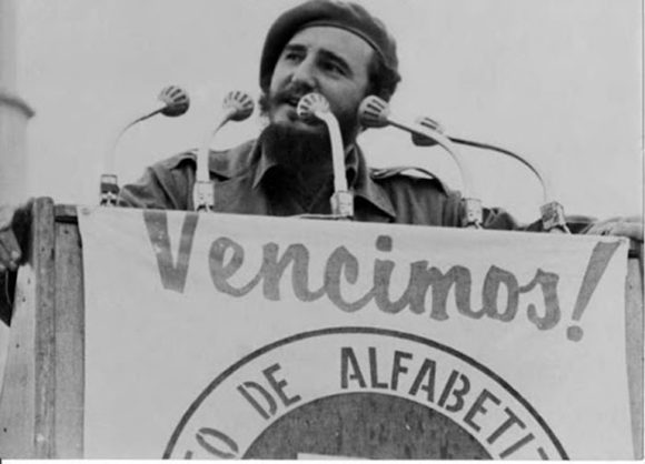 discurso de fidel campaña de alfabetizacion