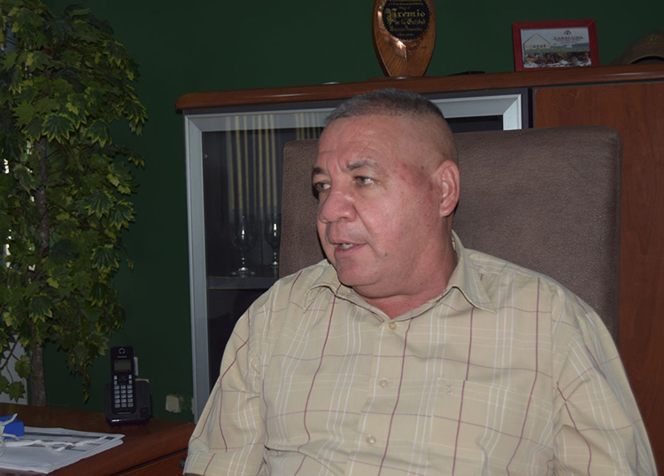 Cuando la producción está en buenas manos Explicó Yoel Hernández Acosta, director de la Empresa, que para este año tienen contratados más de 40 000 quintales de comida con 32 productores del municipio / Foto: Januar Valdés BarriosExplicó Yoel Hernández Acosta, director de la Empresa, que para este año tienen contratados más de 40 000 quintales de comida con 32 productores del municipio / Foto: Januar Valdés Barrios