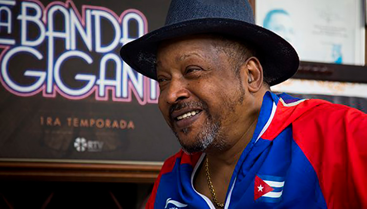 Falleció José Luis Cortés, el Tosco, director de la orquesta NG la Banda José Luis Cortés. Foto: Irene Pérez/ Cubadebate.
