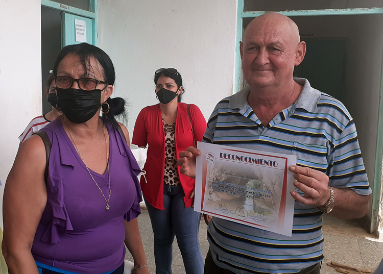Evento Provincial de Patrimonio: Final feliz Tomás, administrador del Centro Politécnico, a quien mucho le debe el éxito del evento.