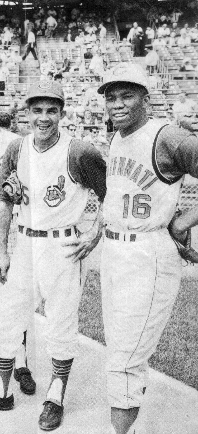 El venezolano Víctor Davalillo y Leonardo Cárdenas