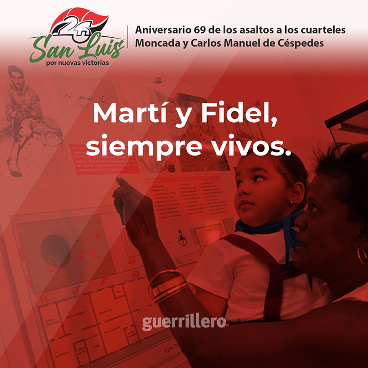Municipio San Luis en Pinar del Río celebra acto provincial por el 26 de Julio, Día de la Rebeldía Nacional 