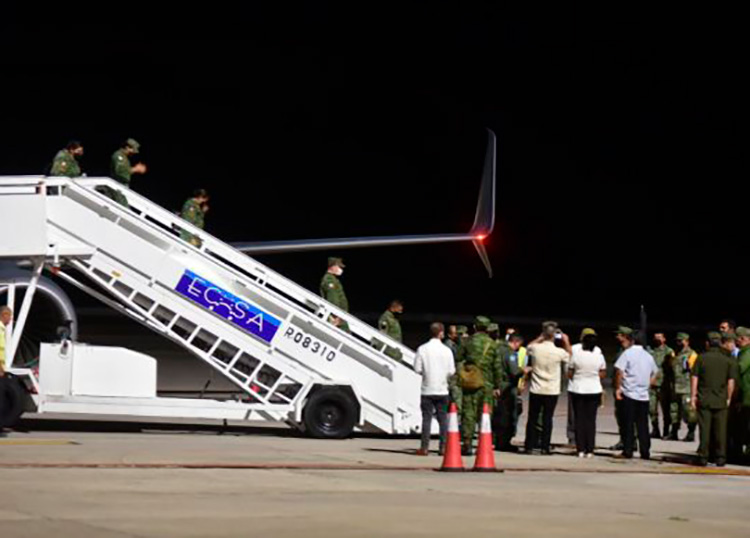 Avión de la Fuerza Aérea de México aterriza con ayuda en Matanzas Avión de la Fuerza Aérea de México aterriza en aeropuerto de Matanzas. / Foto: Omara García/ ACN.