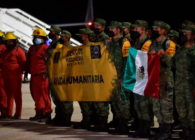 Avión de la Fuerza Aérea de México aterriza con ayuda en Matanzas Avión de la Fuerza Aérea de México aterriza en aeropuerto de Matanzas. / Foto: Omara García/ ACN.