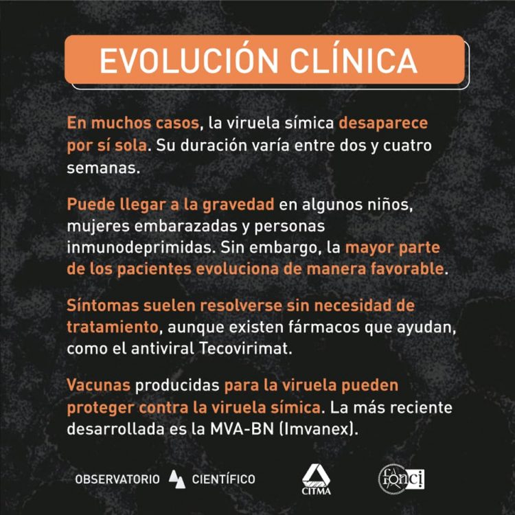 Viruela del mono: una emergencia de Salud evolucion clinica viruela del mono
