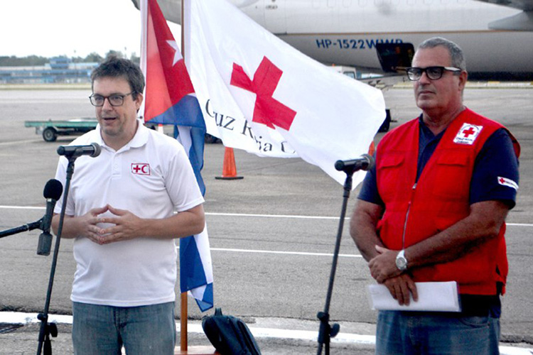 Agradece Cuba donativo de la Cruz Roja Internacional Agradece Cuba donativo de la Cruz Roja Internacional