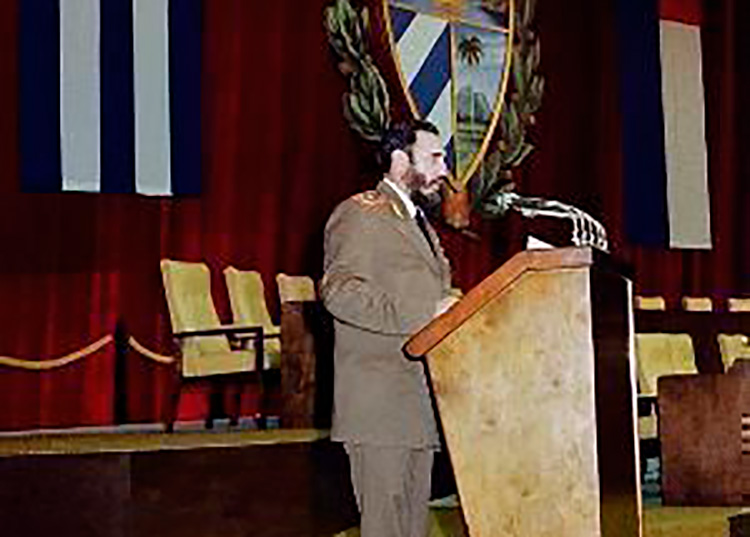 Impronta de Fidel en el Poder Popular Pronuncia palabras en la Clausura del X Período Ordinario de Sesiones de la III Legislatura de la Asamblea Nacional del Poder Popular. Tomado de Sitio Fidel Soldado de las Ideas/Estudios Revolución. Fecha: 27 de diciembre de 1991