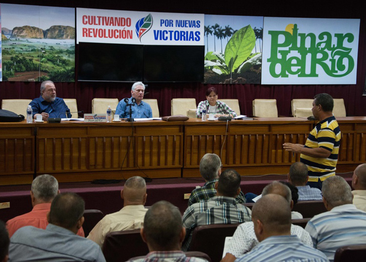 Díaz-Canel en Pinar del Río: nos quedan meses de trabajo fuerte Díaz-Canel en Pinar del Río: nos quedan meses de trabajo fuerte