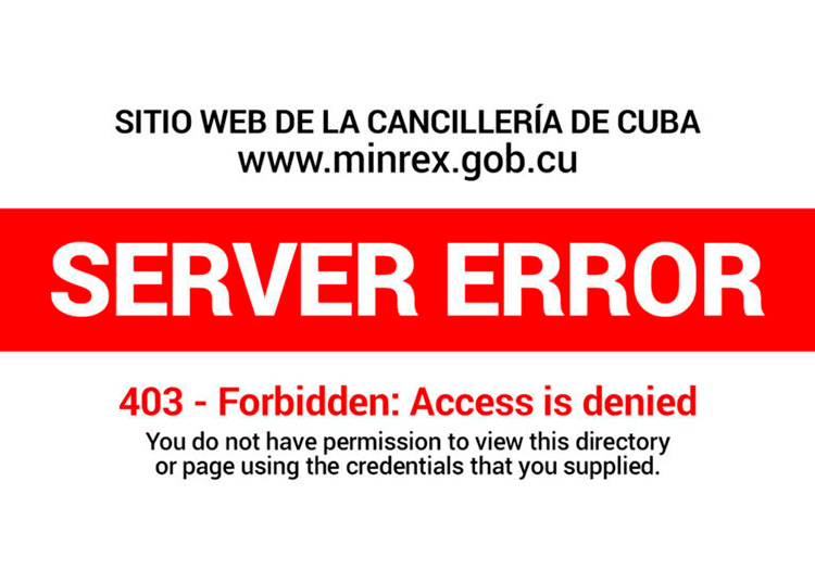 Cancillería de Cuba denuncia ciberataque y guerra comunicacional Cancillería de Cuba denuncia ciberataque y guerra comunicacional