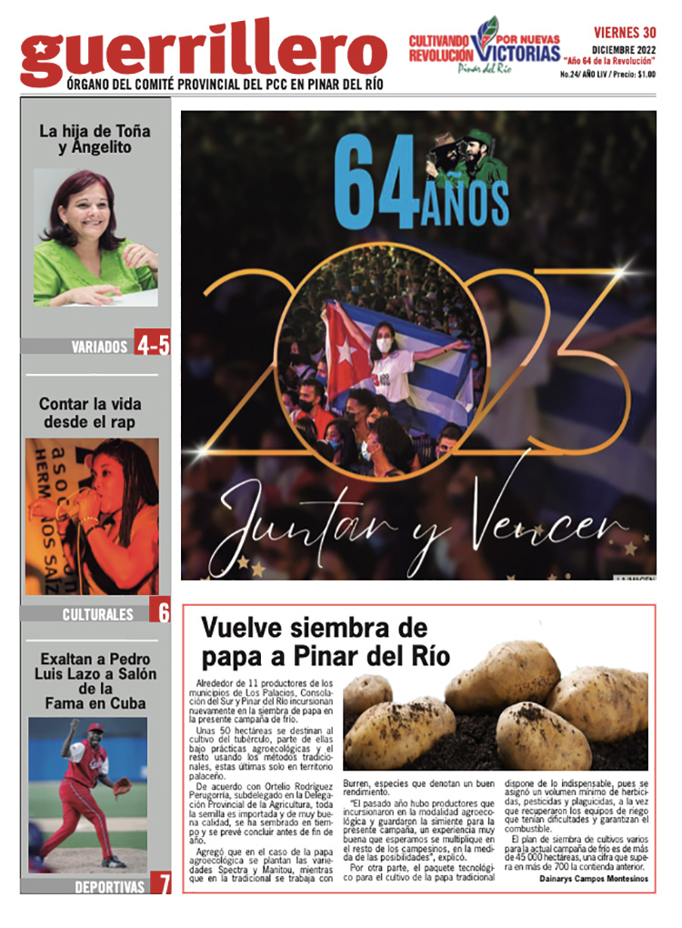 Edición impresa del 30 de diciembre de 2022