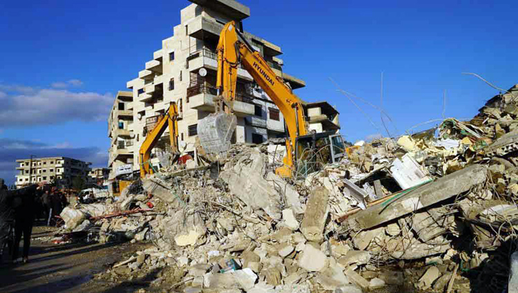 Cifra de muertos por terremoto en Siria supera los dos mil 600 Terremoto en Siria