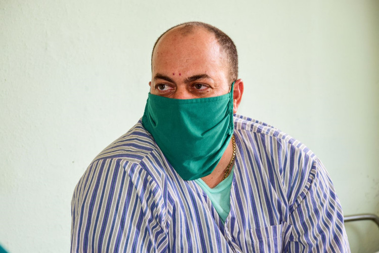 Centro de aislamiento: contra vientos y pandemias Juan Carlos Cruz Echevarría, paciente.