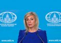 Rusia rechaza política de Estados Unidos hacia Cuba María Zajárova