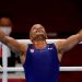 Roniel Iglesias es oro y el buque insignia echa a andar Roniel Iglesias celebra su victoria. Foto: Reuters.