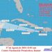 Grace se desplaza por el sur de Haití con poco cambio en organización e intensidad Trayectoria de la depresión tropical Grace