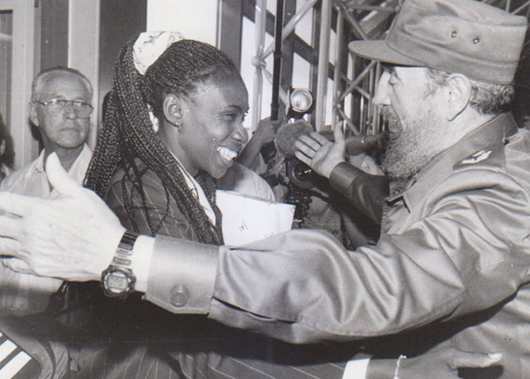 Fidel y Mireya Luis.