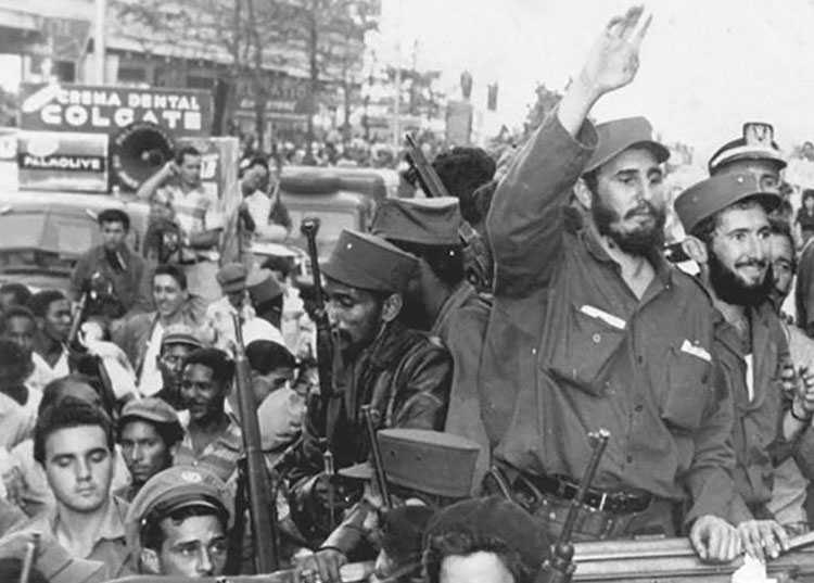 Caravana de la Libertad, liderada por Fidel Castro.