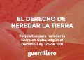 Requisitos para heredar la tierra, según el Decreto-Ley 125 de 1991 Decreto-Ley 125 de 1991