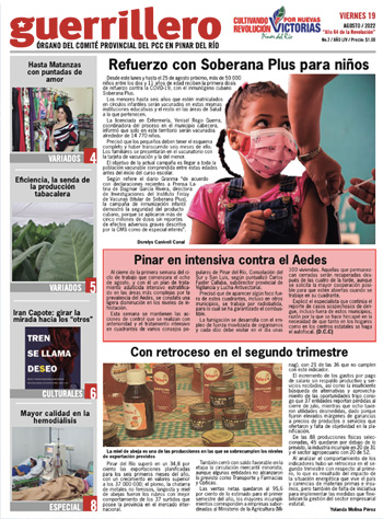 Edición impresa del 19 de agosto de 2022