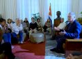 El Código es sencillamente lo que somos, el Código también es Cuba Díaz-Canel afirmó que se trata de «un Código de amor y de afectos que protege a todas y a todos, y destaca la solidaridad de cubanas y cubanos por encima del egoísmo y de la exclusión». Foto: Estudios Revolución