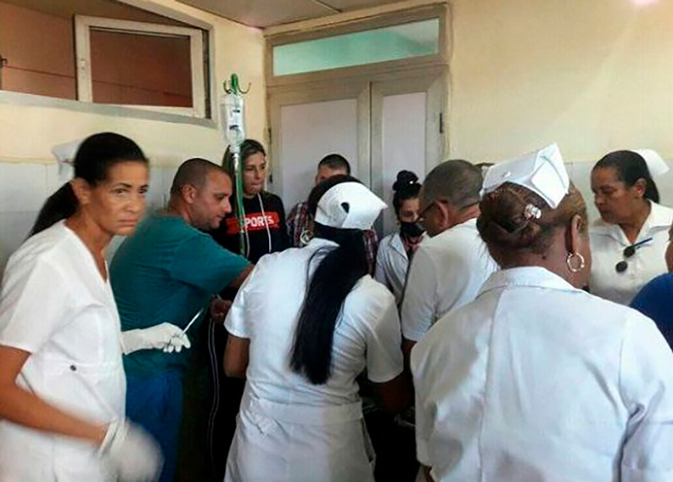 Tres lesionados en accidente de tránsito en La Palma, Pinar del Río Se trasladaron dos hacia el Hospital Provincial en el municipio cabecera. / Foto: Tele Pinar