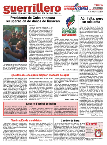 Edición impresa del 4 de noviembre de 2022