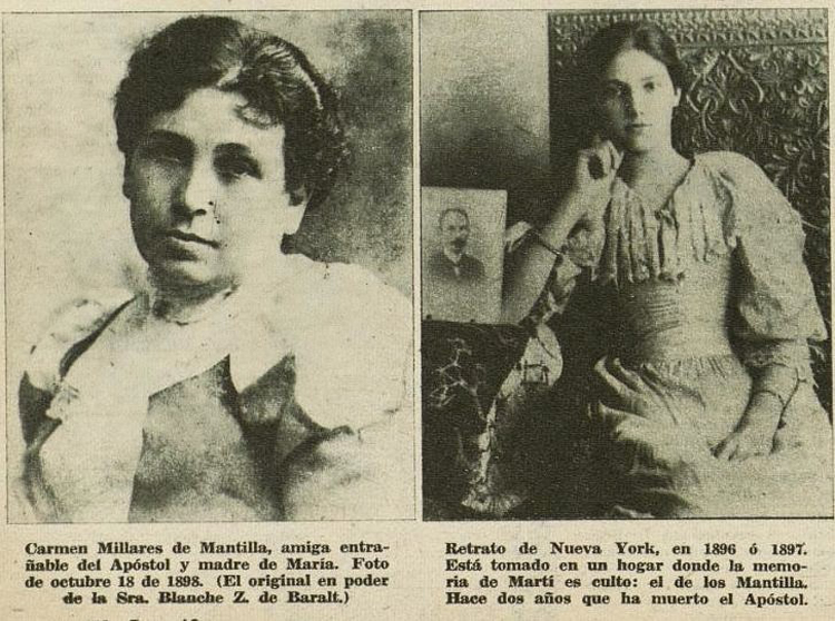 Marti: Cartas e historias, secreto de dos Carmen-millares-de-mantilla-guerrillero-750x558