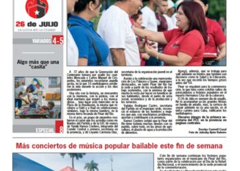 Edición impresa del 25 de julio de 2025