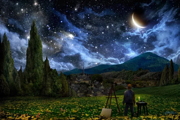 awe inspiring vincent van gogh starry night 6c62iscxvaeoubcp