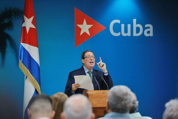 Canciller denuncia campaña de desinformación y presiones a terceros países para que varíen su postura de apoyo a resolución cubana contra el bloqueo brp 580x387 1