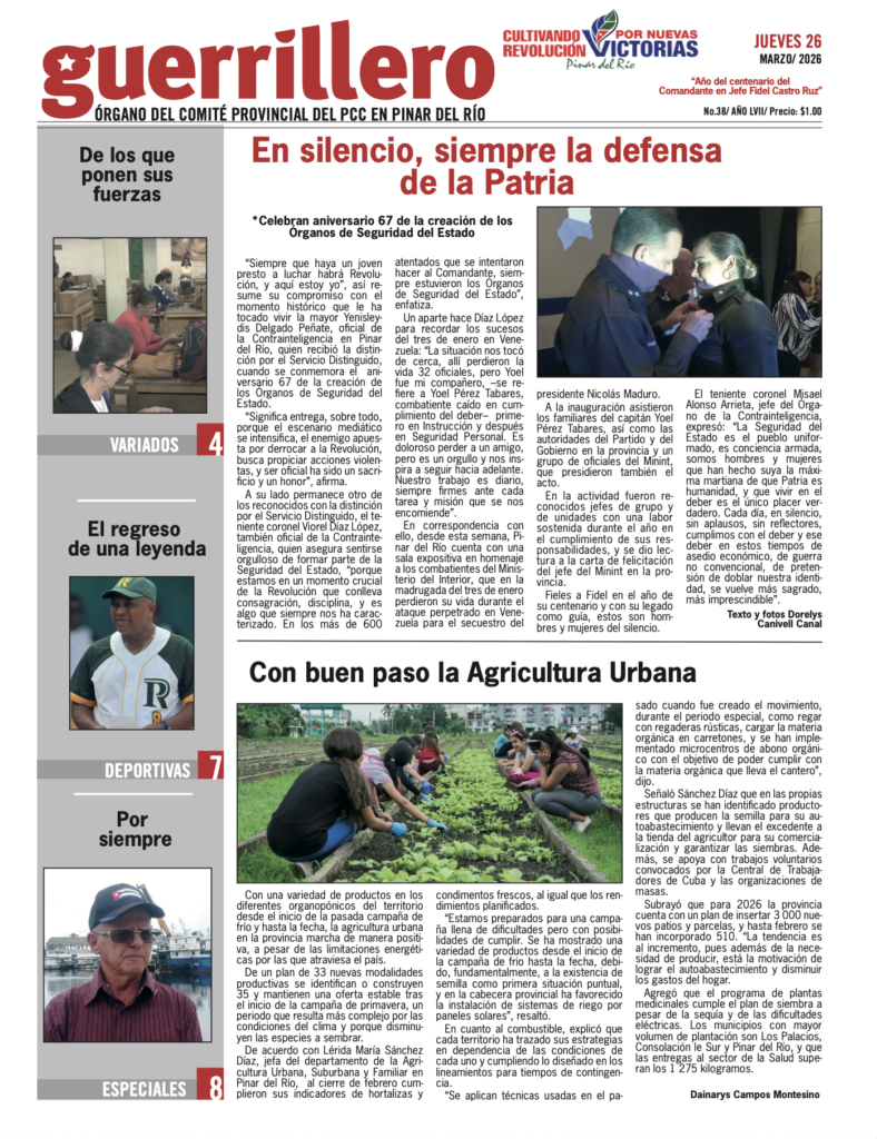 Edición Impresa del 25 de marzo de 2026