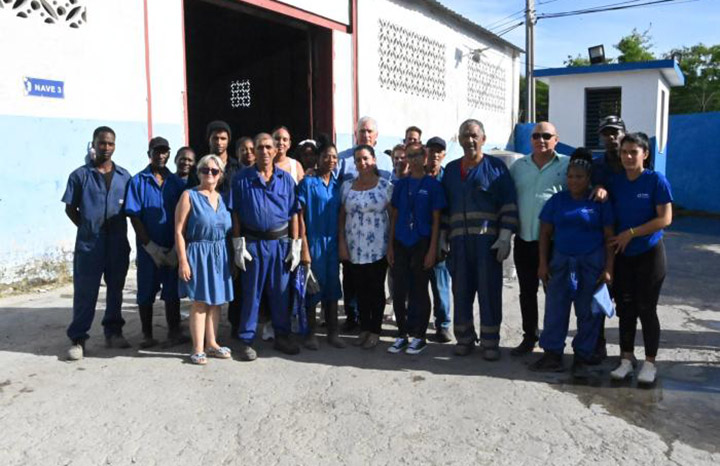 Recorrió Díaz-Canel entidades del Grupo Empresarial de Reciclaje